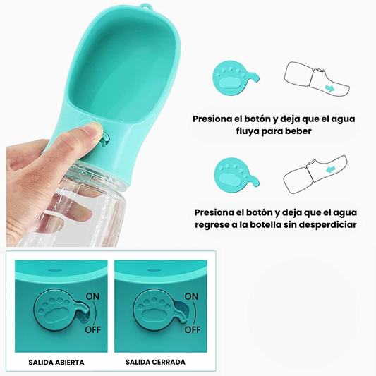 Botella multifunción perruna
